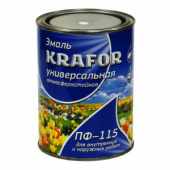 ЭМАЛЬ ПФ-115 ШОКОЛАДНАЯ 2,7КГ (6)/КРАФОР/